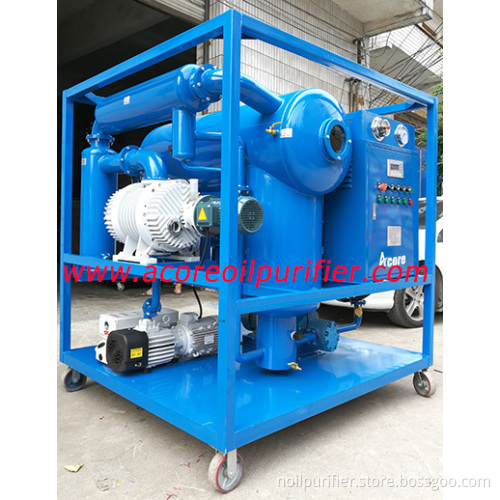 Mobile Trailer Transformer Oil Purifier Machine